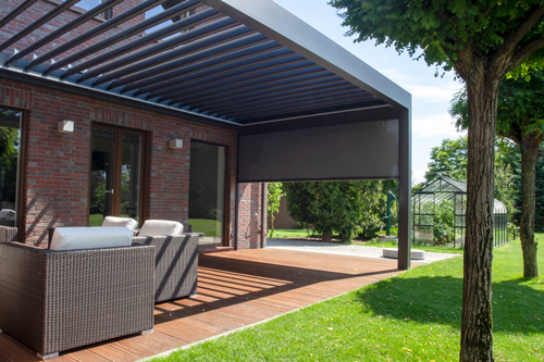 Sicherheit PERGOLA Terrasse SB 400 FREISTEHEND