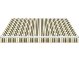 Markizy Tarasowe Elektryczne Paski zielone