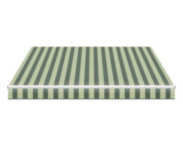 Markizy Tarasowe Elektryczne Paski zielone