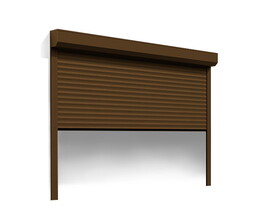 Elektryczna brama rolowana w bezpiecznym systemie adaptacyjnym