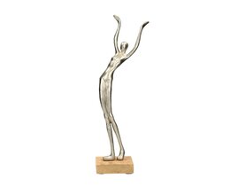 Dekoracja Silver Woman III wys. 52cm
