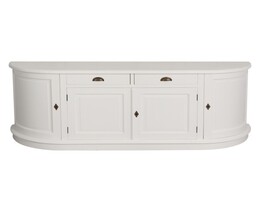 Komoda Brighton 4 drzwi + 2 szuflady white