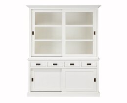 Witryna Milton z 4 szufladami 144x53x226cm