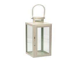 Lampion Metalowy Elegance White 40 cm