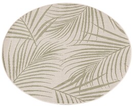 Dywan Lineo beige/jungle green 120cm
