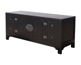 Komoda Modern 137x45x76cm black