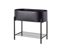 Kwietnik Valery Duo 40x19x45cm black