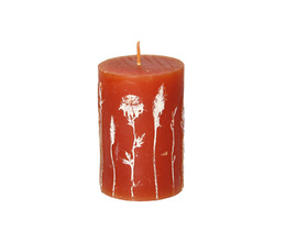 Świeca Giulia 13cm orange