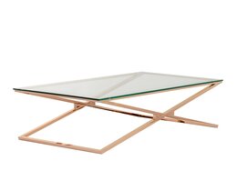 Ława Flavio rose gold 130x70x41cm