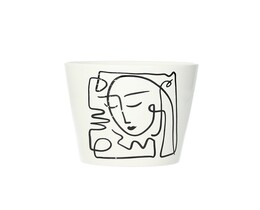 Osłona na doniczkę Face II 12cm