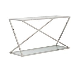Konsola Vertigo silver 120x40x80cm