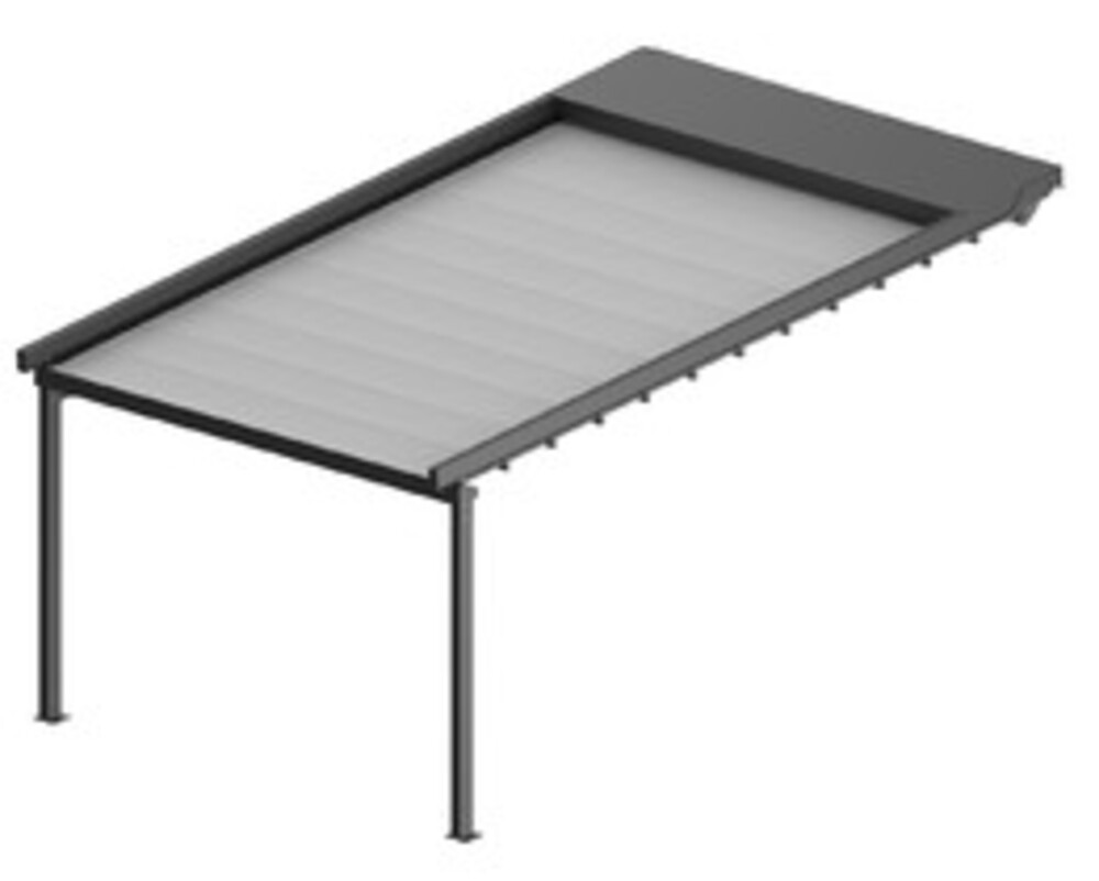 Pergola Aluminiowa Przyścienna