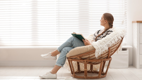 Żaluzje drewniane białe