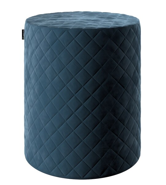 Puf Barrel pikowany