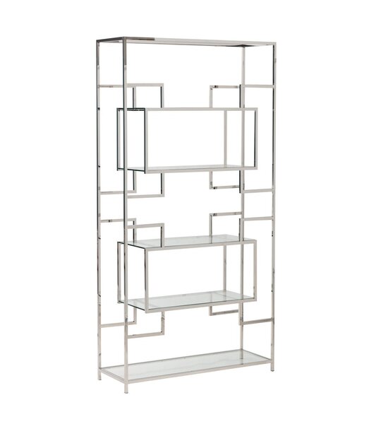 Regał Hypnose silver 115x40x202cm