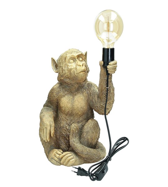 Lampa stołowa Gold Monkey 36cm