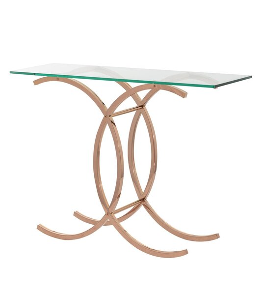 Konsola Chica rose gold 128x40x79cm