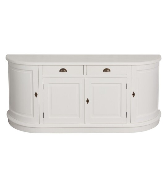 Komoda Brighton 4 drzwi + 2 szuflady white