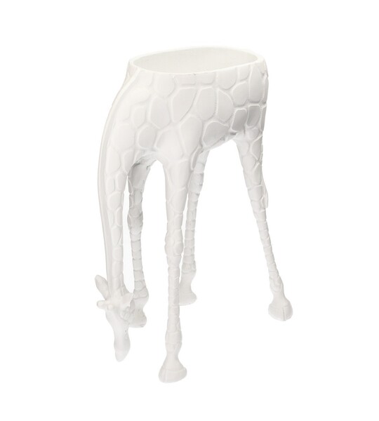 Osłonka na doniczkę Giraffe white
