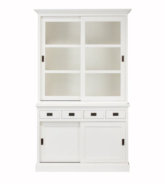 Witryna Milton z 4 szufladami 144x53x226cm