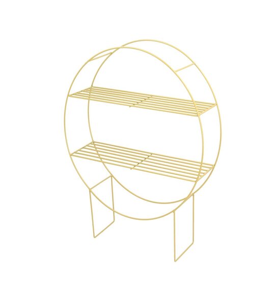Półka - stojak Chicago gold wys.60,5cm