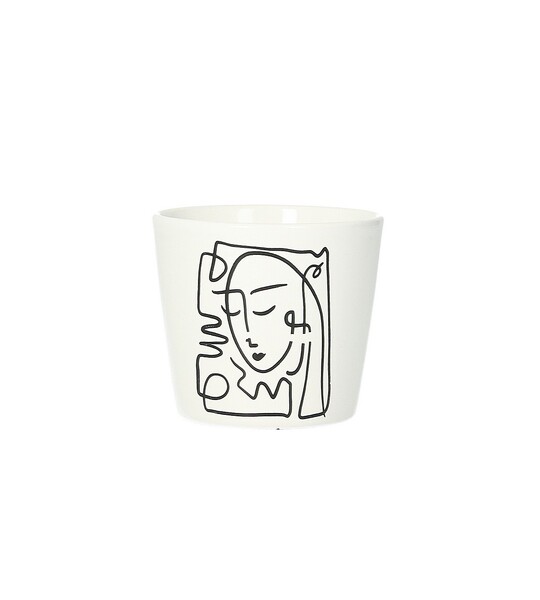 Osłona na doniczkę Face II 8cm