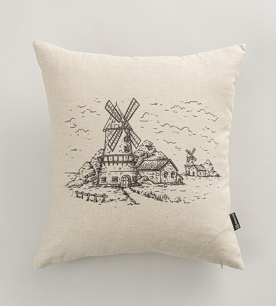 Poszewka na poduszkę Countryside Windmill 45x45 cm