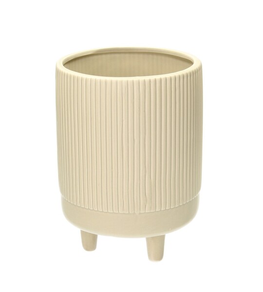 Osłonka na doniczkę Tres 22cm beige