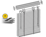 Żaluzje aluminiowe 16 mm