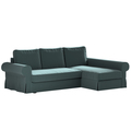 Pokrowiec na sofę Backabro rozkładaną z leżanką