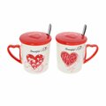 Zestaw kubków Beautiful Love I z przykrywką 350ml