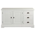 Komoda Brighton 3 szuflady  + 2 drzwi white