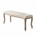 Ławka  Isacco cream 114x38x48cm