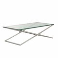 Ława Flavio silver 130x70x41cm