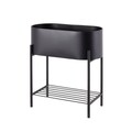 Kwietnik Valery Duo 40x19x45cm black