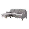 Sofa narożna Venuste linen grey